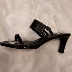 Chaps Black Mules